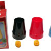 THREE CUPS &  BALLS MAGIC (PLASTIC) - Image 2