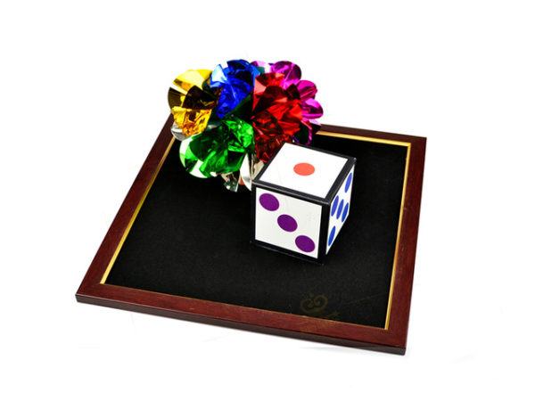 DICE TO FLOWER IN TRAY