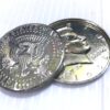 SHELL COIN MAGIC TRICK (METAL) / HALF DOLLAR SHELL COIN MAGIC - Image 4