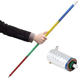RAINBOW APPEARING CANE MAGIC / EXTENDABLE STAFF MAGIC