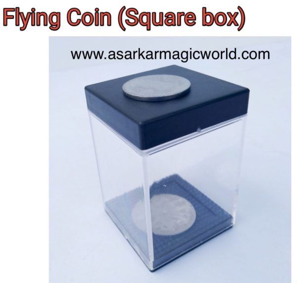 FLYING SQUARE COIN BOX MAGIC TRICK