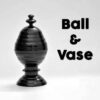 VASE & BALL MAGIC TRICK (BLACK) / CLASSIC BALL & VASE MAGIC TRICK - Image 2