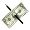 PENCIL THROUGH BORROWED BILL MAGIC / PENCIL THROUGH NOTE MAGIC TRICK - Image 2
