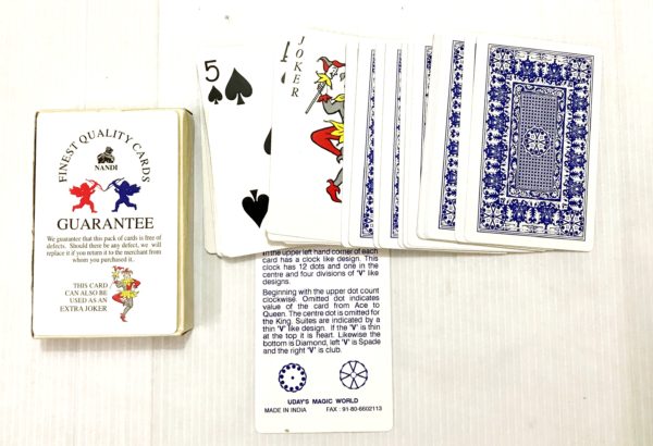 MAGIC MARKED CARD DECK / CHEATING PLAYING CARD / TIN PATTI MARKED CARD