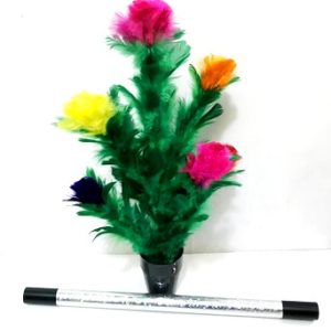 SILVER MAGIC WAND TO FLOWER ON POT
