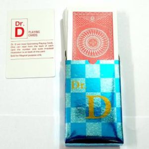 DR.D MARKED PLAYING MAGIC CARD (RED) / DR D MARK CHEATING SPY CARD DECK