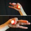 LIGHTING THUMB TIP MAGIC DARK SKIN TONE (RED 2X BRIGHT LIGHT) / DELIGHT THUMB MAGIC TRICK - Image 5