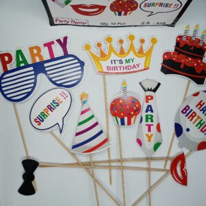 HAPPY BIRTHDAY SELFI CUT OUTS (SET OF 100