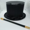 FOLDING TOP MAGICIAN HAT & COLOR CHANGING WAND COMBO / MAGIC HAT & MAGIC STICK SET - Image 4