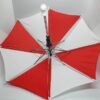 PRODUCTION MAGIC UMBRELLA (12INCH) RED White MIXED / Small Parasol Magic Prop - Image 5
