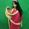 Ventriloquism Talking Monkey Puppet (FUR Cloth) / Ventriloquist Monkey Doll - Image 7