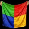 4 SQUARE BLENDO MAGIC TRICK / FOUR HANKIES TO SQUARE BLENDO MAGIC - Image 2