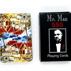 MR.MAN MARKED PLAYING MAGIC CARD / CHEATING CARD MAGIC / SPY MENTALISM MARK CARD