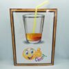 ANIMATED DRINK GLASS PICTURE MAGIC TRICK / JUICE PICTURE MAGIC / JUICE DRINKING POSTER MAGIC3 - Image 2
