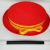 RED MAGICIAN HAT & RISING MAGIC WAND SET / MAGIC HAT WITH JUMPING MAGIC WAND SET / FANCY PARTY MAGICIAN RED HAT & STICK - Image 5
