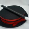 FOLDING RED BLACK MAGIC HAT WITH RISING MAGIC WAND SET / JUMPING MAGIC WAND WITH HAT / MAGICIAN HAT WITH STICK SET - Image 8