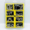 METAL PUZZLE KIT SET PART-1 (SET OF 8) / HORSE SHOE PUZZLE / MW PUZZLE / SPRING & RING PUZZLE - Image 7