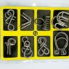 METAL PUZZLE KIT SET PART-1 (SET OF 8) / HORSE SHOE PUZZLE / MW PUZZLE / SPRING & RING PUZZLE - Image 9