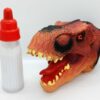 MILKY DINOSAUR VENTRILOQUISM HAND PUPPET / VENT HUNGRY DINO PUPPET / TALKING JURASSIC PUPPET / DINOSAUR PUPPET WITH MILK BOTTLE MAGIC - Image 3