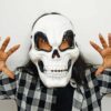 SKELETON MASK / SKULL MASK / HORROR GHOST MASK / HALLOWEEN PARTY GHOST MASK - Image 3