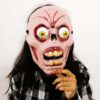 GHOST MASK WITH SPRING MOVEABLE EYES / HALLOWEEN PARTY GHOST MASK - Image 3