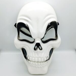 1pc Halloween Horror Party Scary Face Skeleton Mask, Prank Screaming Full  Head Mask