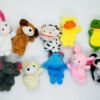 FINGER ANIMAL PUPPETS (SET OF 10) / FINGER CARTOONS SET / PRODUCTION SMALL FINGER ANIMALS FOR MAGIC - Image 2
