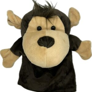 MONKEY VENTRILOQUISM HAND PUPPET / VENT MONKEY PUPPET / TALKING BANDAR PUPPET