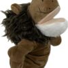 LION VENTRILOQUISM HAND PUPPET / VENT LION KING PUPPET / TALKING LION PUPPET - Image 8