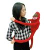 VENT MONKEY PUPPET (RED) / VENTRILOQUISM TALKING PUPPET - Image 4