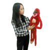 VENT MONKEY PUPPET (RED) / VENTRILOQUISM TALKING PUPPET - Image 3