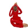 VENT MONKEY PUPPET (RED) / VENTRILOQUISM TALKING PUPPET - Image 2