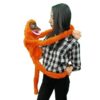 VENT MONKEY PUPPET (ORANGE) / VENTRILOQUISM TALKING PUPPET - Image 2