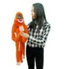 VENT MONKEY PUPPET (ORANGE) / VENTRILOQUISM TALKING PUPPET - Image 3