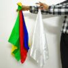 4 SQUARE BLENDO MAGIC TRICK / FOUR HANKIES TO SQUARE BLENDO MAGIC - Image 9