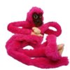 VENT MONKEY PUPPET (PINK) / VENTRILOQUISM TALKING PUPPET - Image 4
