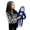 VENT MONKEY PUPPET (BLUE) / VENTRILOQUISM TALKING PUPPET - Image 2