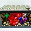 BLACK MYSTICAL BOX MAGIC TRICK / DOVE PRODUCTION BOX / FLOWER MIRROR BOX MAGIC - Image 8