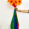 SILKS TO FLOWER BOUQUET MAGIC TRICK (RED FLOWER) / HANKIES TO FLOWER PRODUCTION MAGIC - Image 5