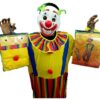 JOKER COSTUME FREE SIZE A-149 (ADULT) / CIRCUS CLOWN DRESS / FUNNY CUSTUME PARTY DRESS Elders Halloween Costume (XL) - Image 2
