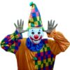 JOKER COSTUME FREE SIZE A-136 (ADULT) / CIRCUS CLOWN DRESS / FUNNY CUSTUME PARTY DRESS Elders Halloween Costume (X - Image 2