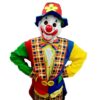 JOKER COSTUME TAIL COAT MODEL A-146  FREE SIZE (ADULT) / CIRCUS CLOWN DRESS / FUNNY CUSTUME PARTY DRESS Elders Halloween Costume (XL) - Image 2