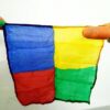 THUMB TIP SILKS TO THUMB BLENDO MAGIC TRICK / SILKS TO CLOTH MAGIC TRICK - Image 6
