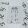 METAL PUZZLE KIT SET PART-2 (Set of 8) / Metal Brain Puzzle - Image 6
