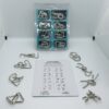 METAL PUZZLE KIT SET PART-2 (Set of 8) / Metal Brain Puzzle - Image 4