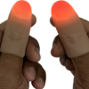 RED Large Thumb TIP Light Magic (Set of 2) / DELIGHTING Thumb Finger Magic Trick - Image 2