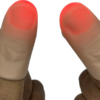 RED Large Thumb TIP Light Magic (Set of 2) / DELIGHTING Thumb Finger Magic Trick - Image 7