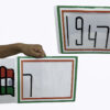 1947 TV CARD FRAME MAGIC TRICK (JUMBO) / NATIONAL COLOR IT MAGIC - Image 9