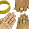 GOLDEN MAGNET RING MAGIC TRICK / PK RING MAGIC (GOLDEN COLOR) - Image 2