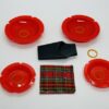 NESTED COIN PLATES MAGIC TRICK / COIN APPEAR MAGIC PALTES GIMMICK - Image 2